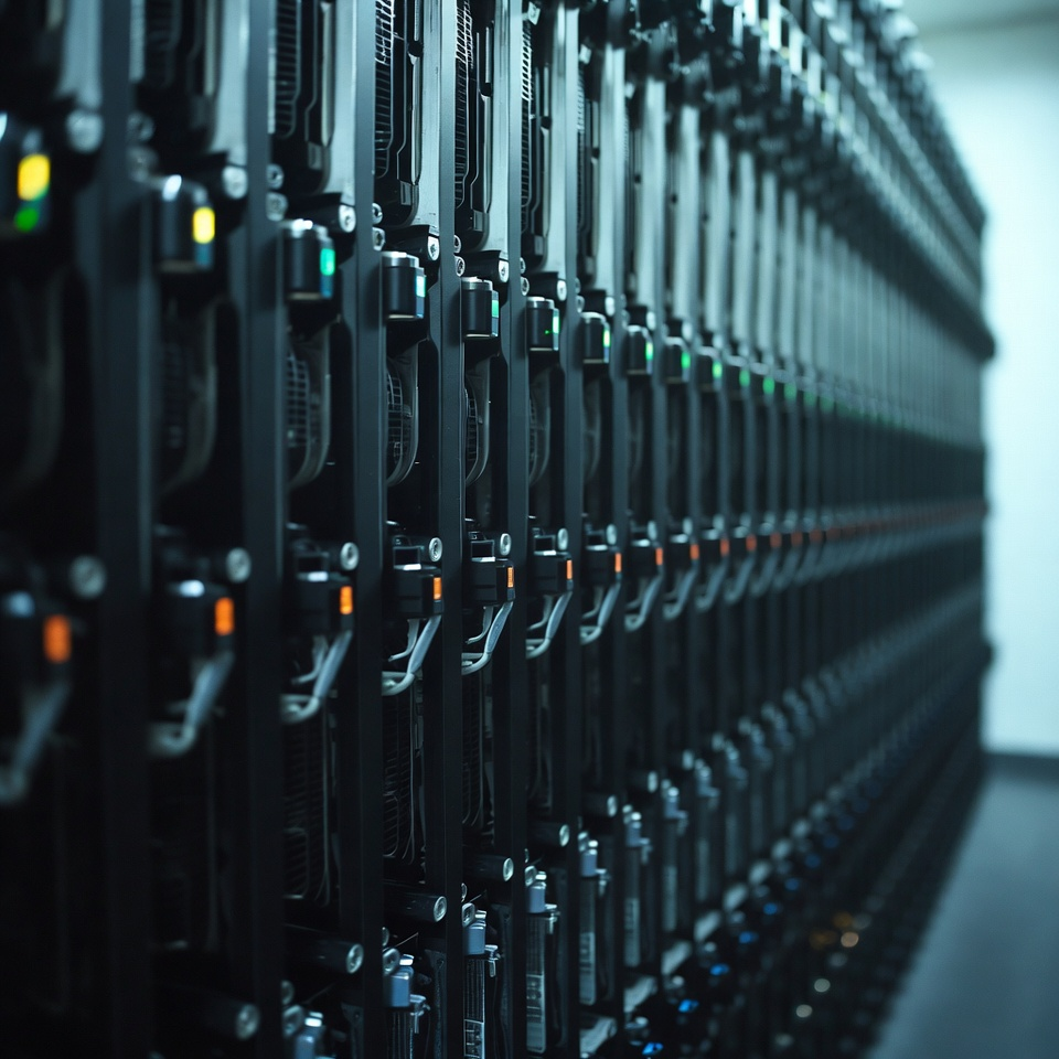 Secure datacentre rack rows